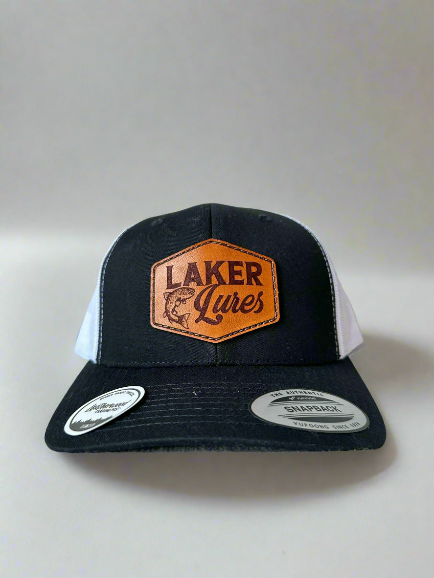 Laker Lures Leather Patch Trucker Hat